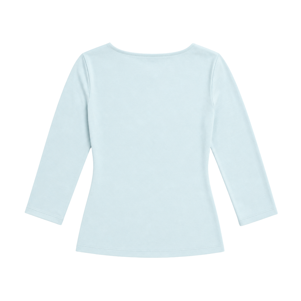 Georgia Wrap Top - Aqua